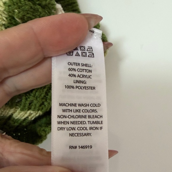 #162 Sincerely Jules Olive and Cream Striped Midi Dress. Great Condition - Picture 16 of 16